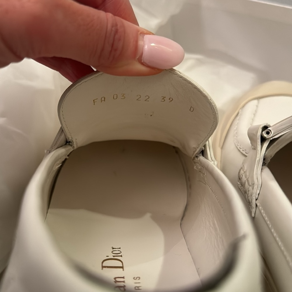 DIOR Christian Dior loafers sz 39 white $1.250 - Picture 7 of 9